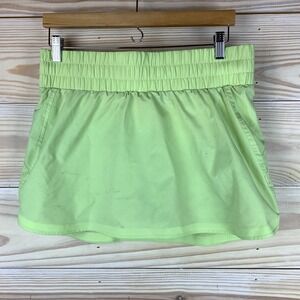 Backcountry Destination Skort Womens Large Yellow Skirt Mini Tennis Golf Hiking